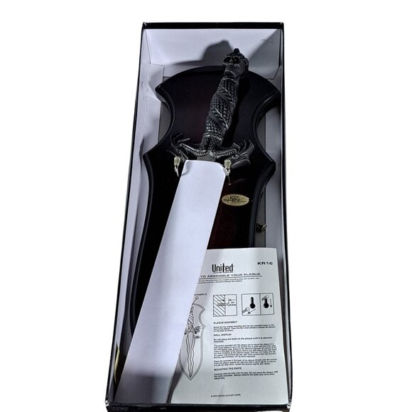 RARE Retired KIT RAE KR0016 The Talisman Kris Blade / Dagger & Wall Plaque - Picture 4 of 13